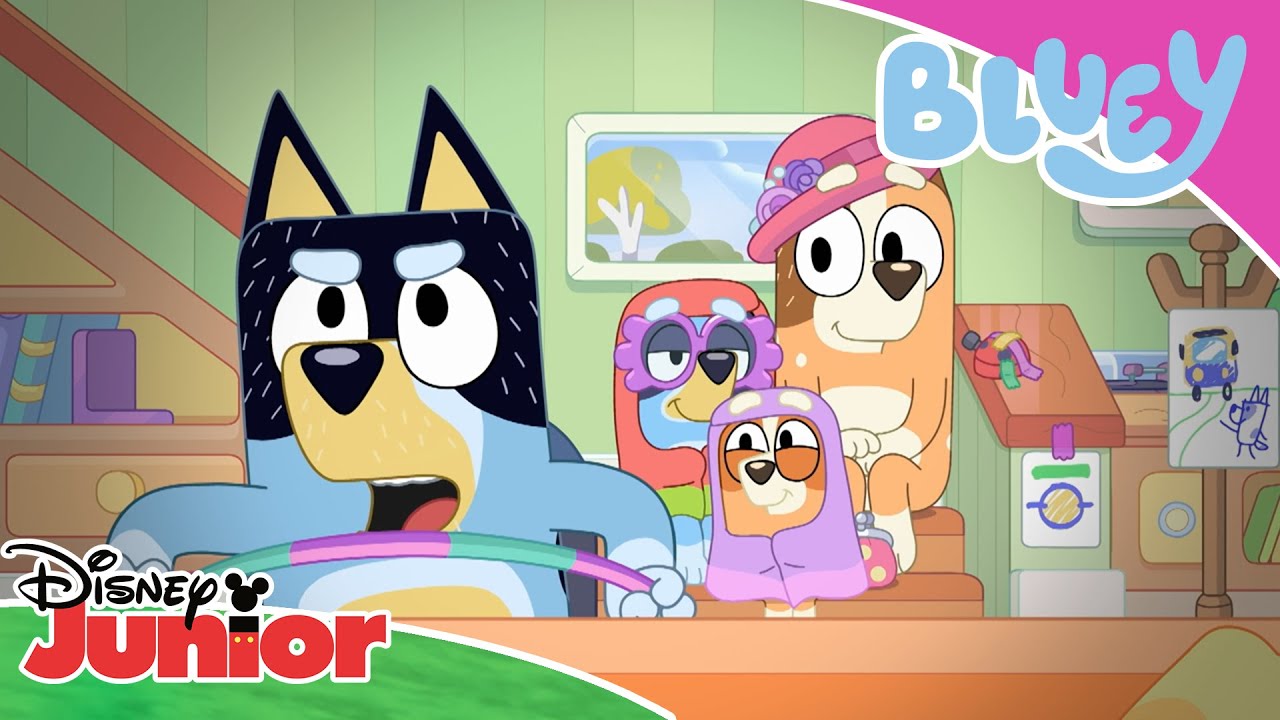 Bandit the Bus Driver 🚌 | Bluey 💙 | Disney Junior Arabia img